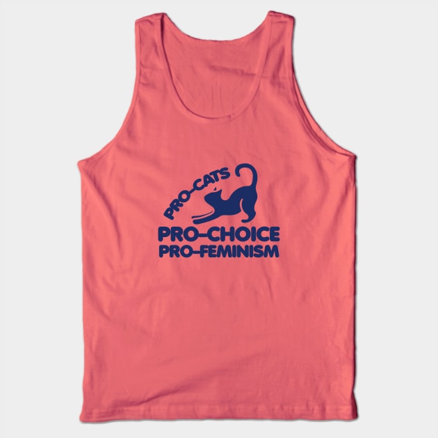 Pro-cats pro-choice pro-feminism Tank Top by bubbsnugg